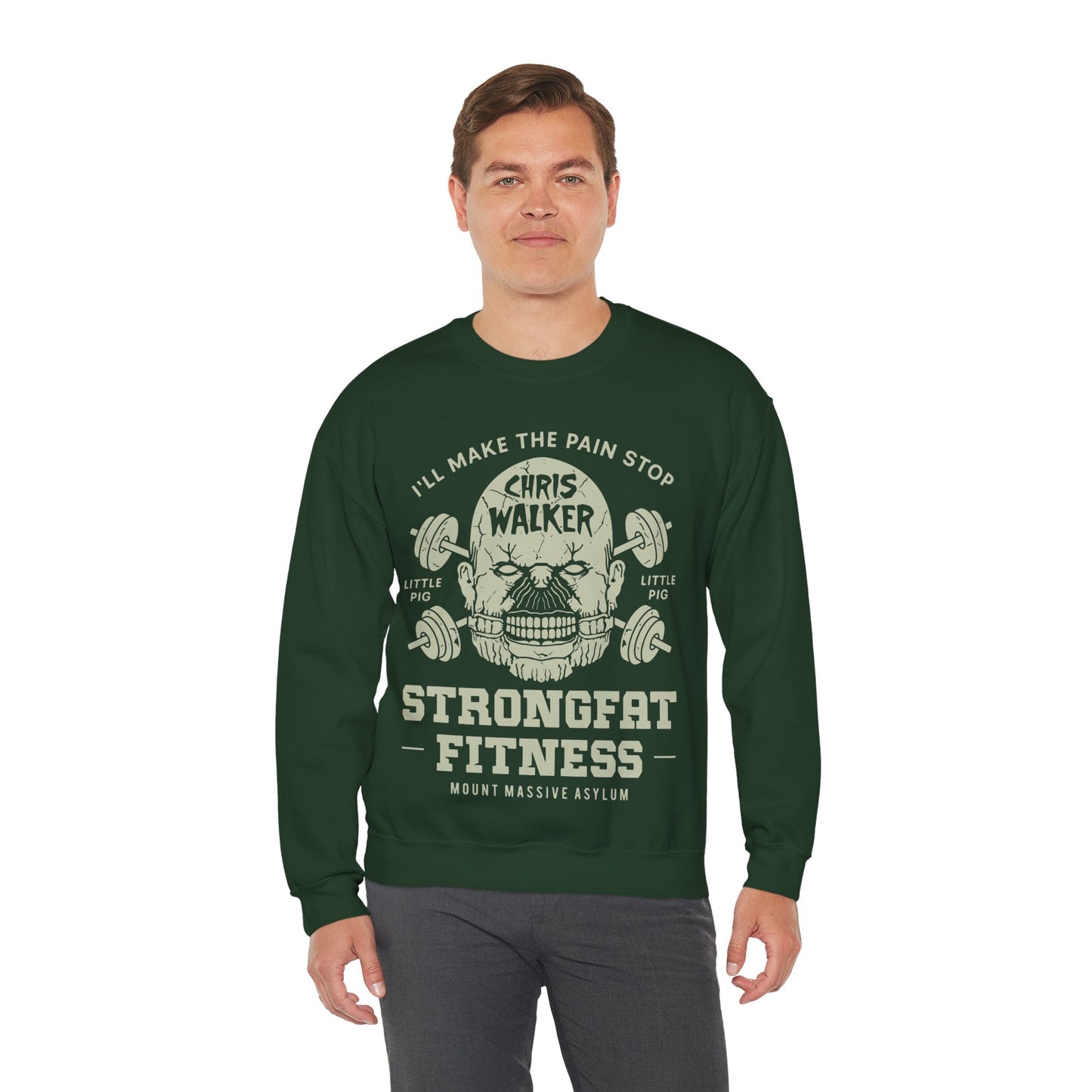 Mount Massive Asylum Fitness Unisex Crewneck Sweatshirt