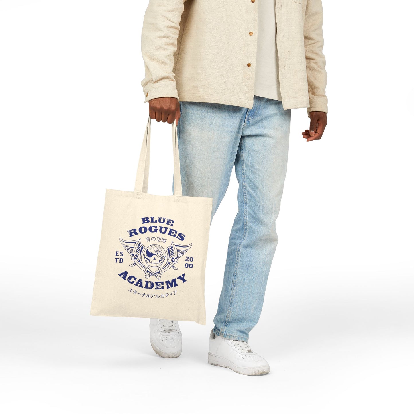 Blue Rogues Air Pirates Canvas Tote Bag