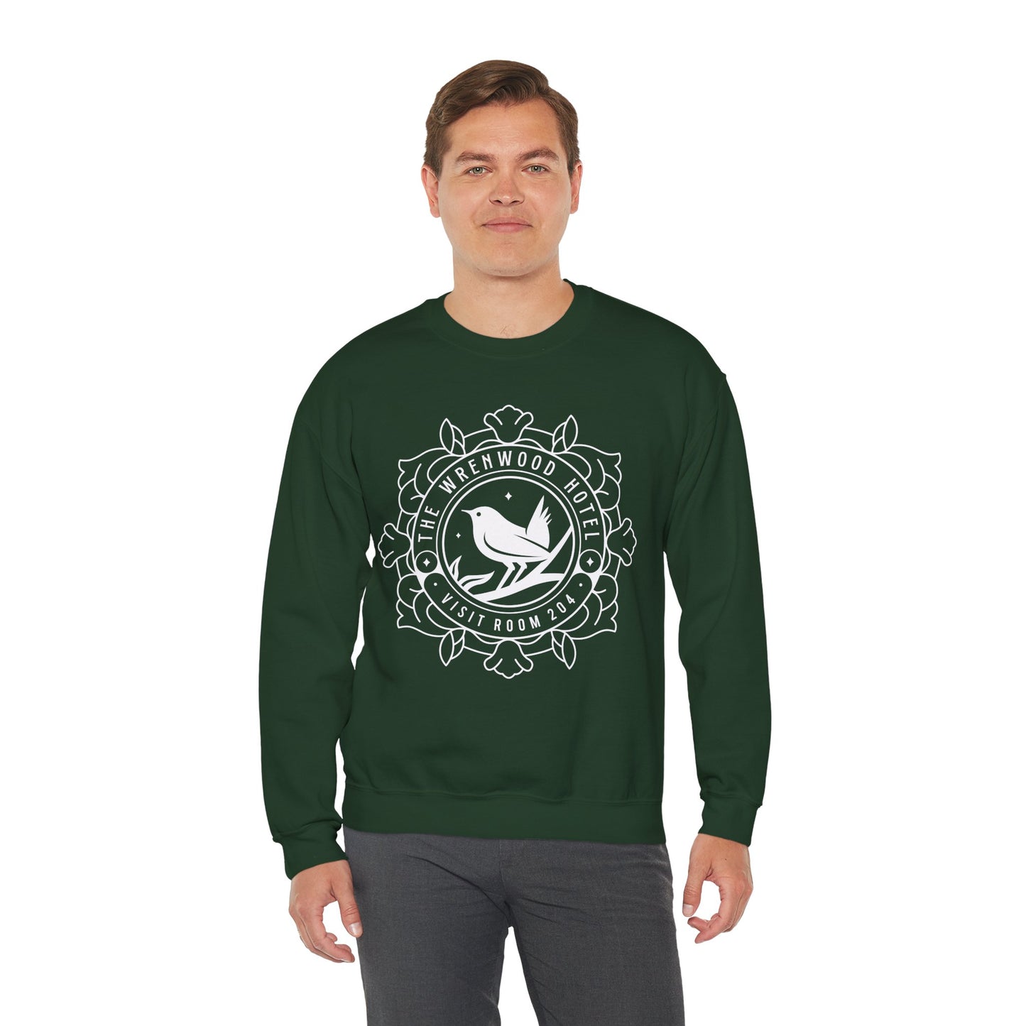 Wrenwood Hotel Emblem Crewneck Sweatshirt