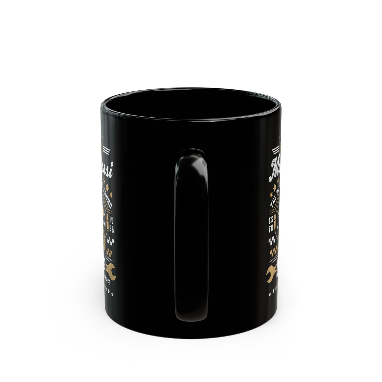 Peregrine Falcons Squad Garage Black Mug