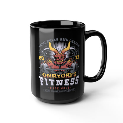 Onryoki Fitness Black Mug