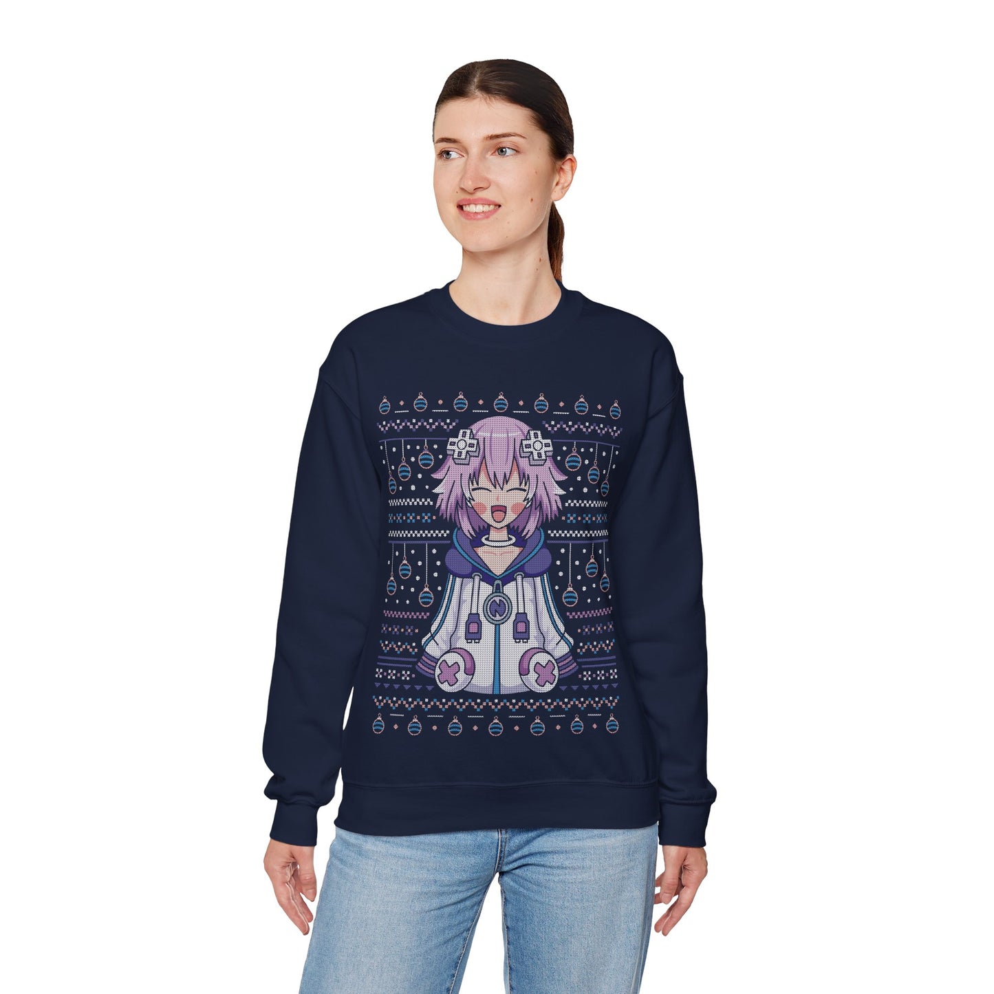 Planeptune Ugly Sweater Crewneck Sweatshirt