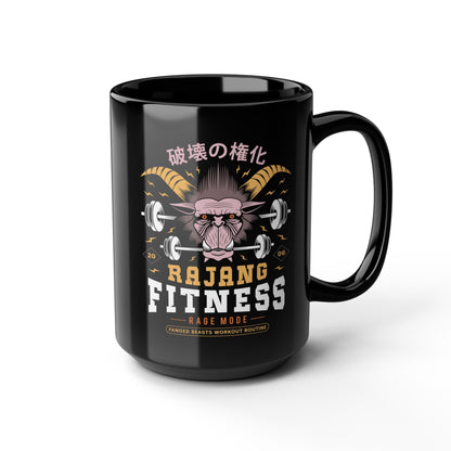 Rajang Fitness Black Mug