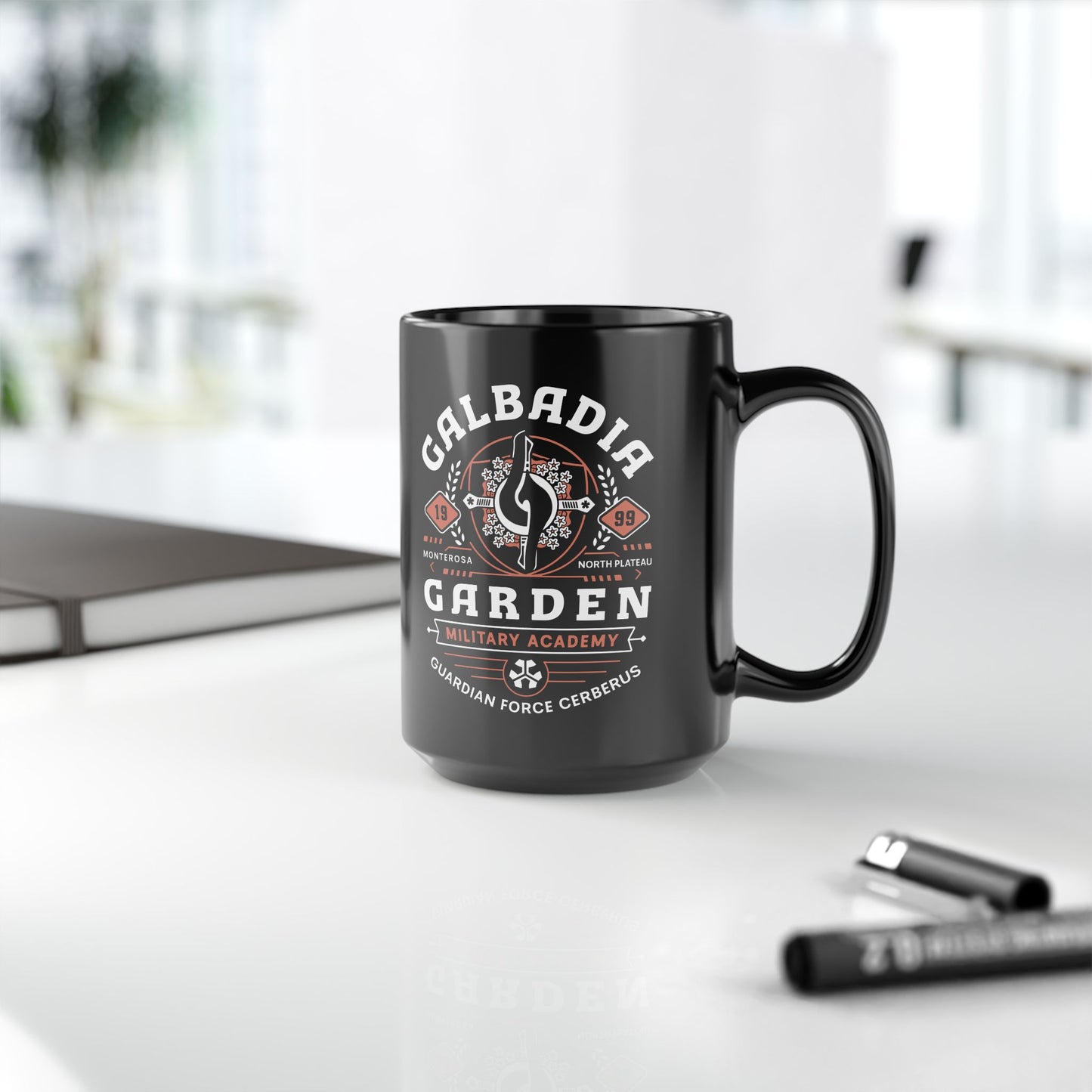 Galbadia Garden Emblem Black Mug