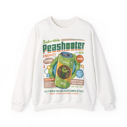 Peashooter Energy Drink Unisex Crewneck Sweatshirt