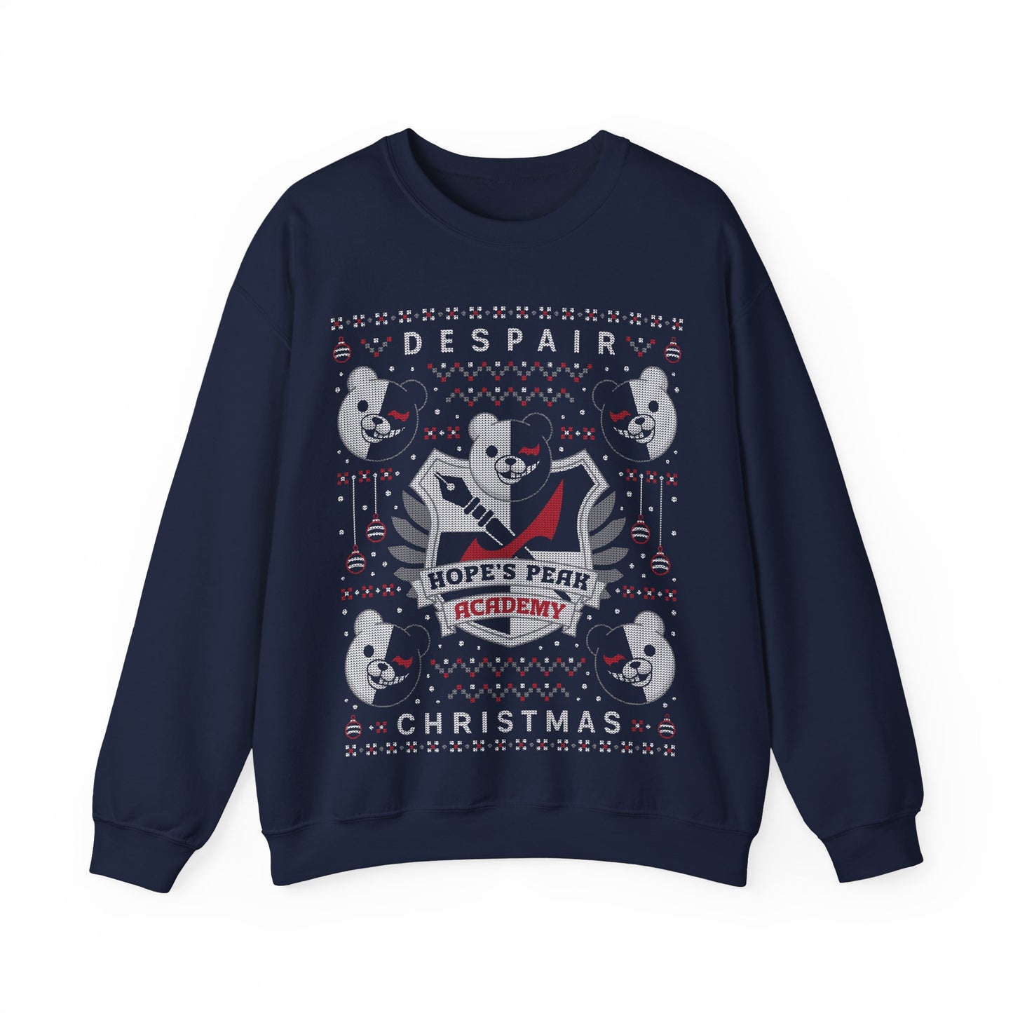 Hopes Peak Academy Christmas Unisex Crewneck Sweatshirt