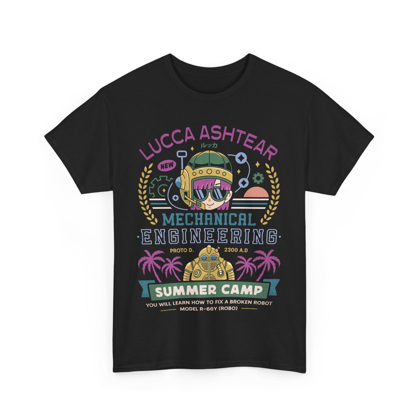 Lucca Ashtear Summer Camp Unisex T-Shirt