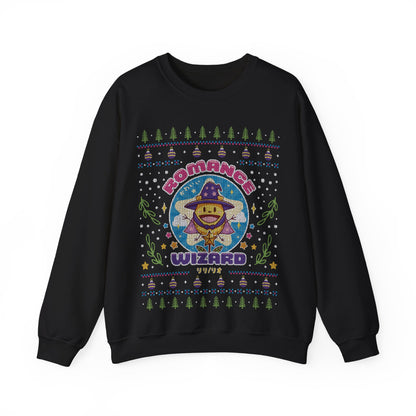 Romance Wizard Ugly Sweater Unisex Crewneck Sweatshirt