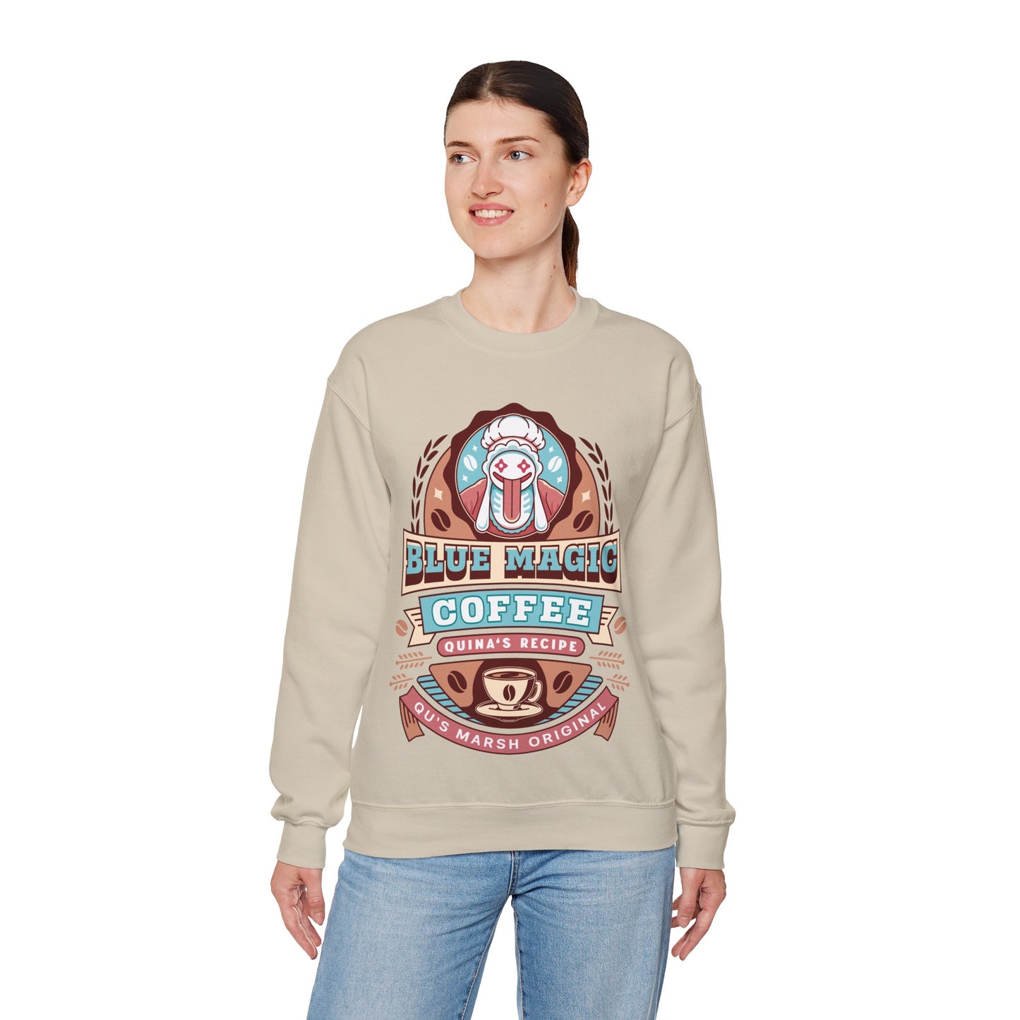 Quina Quen Coffee Vintage Unisex Crewneck Sweatshirt