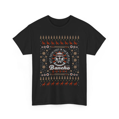 Bancho Sushi Ugly Sweater Unisex T-Shirt