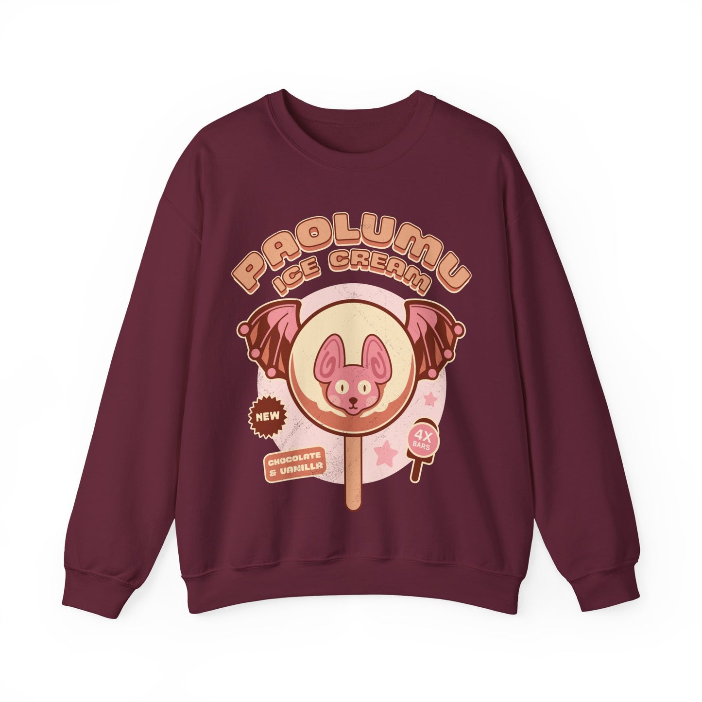 Paolumu Ice Cream Unisex Crewneck Sweatshirt