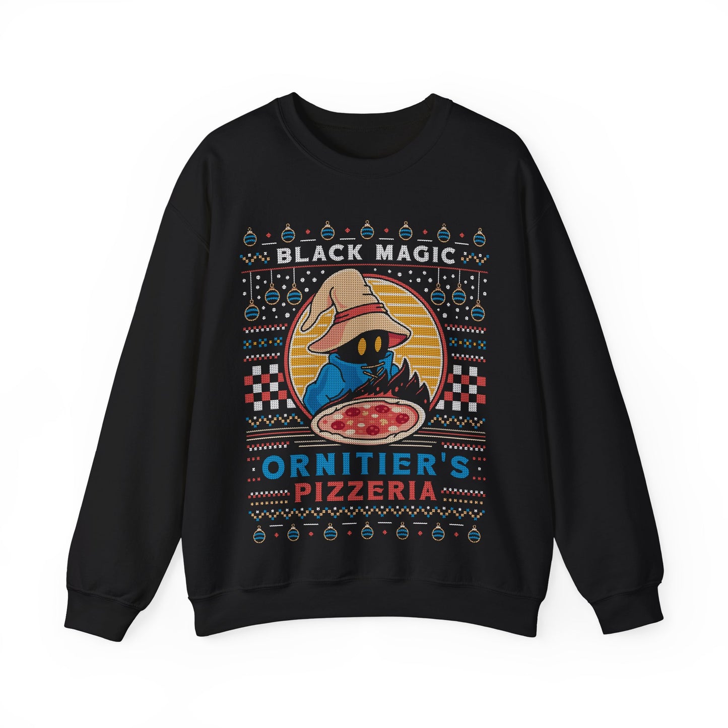 Ornitier Pizzeria Ugly Sweater Crewneck Sweatshirt