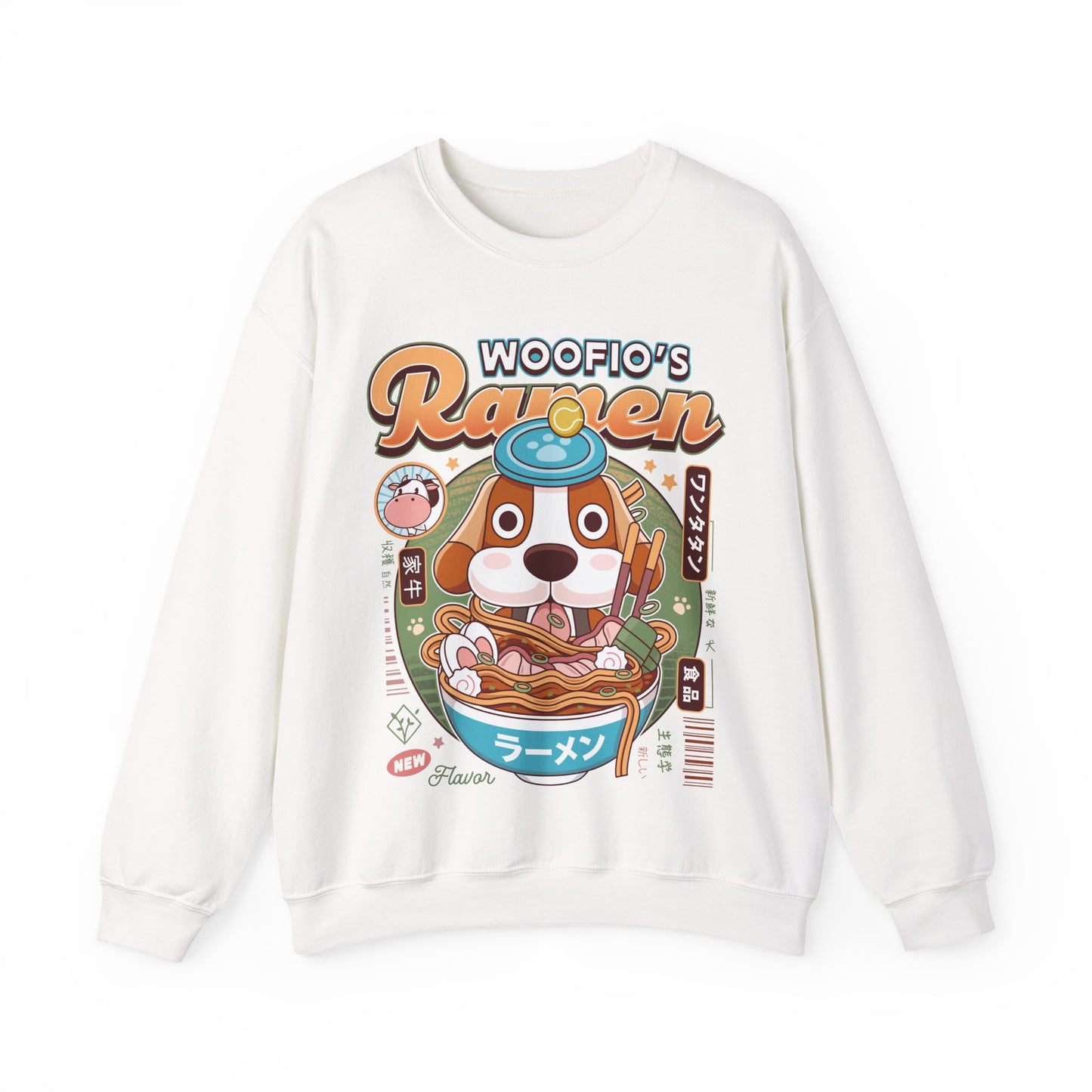 Woofio Vintage Ramen Unisex Crewneck Sweatshirt