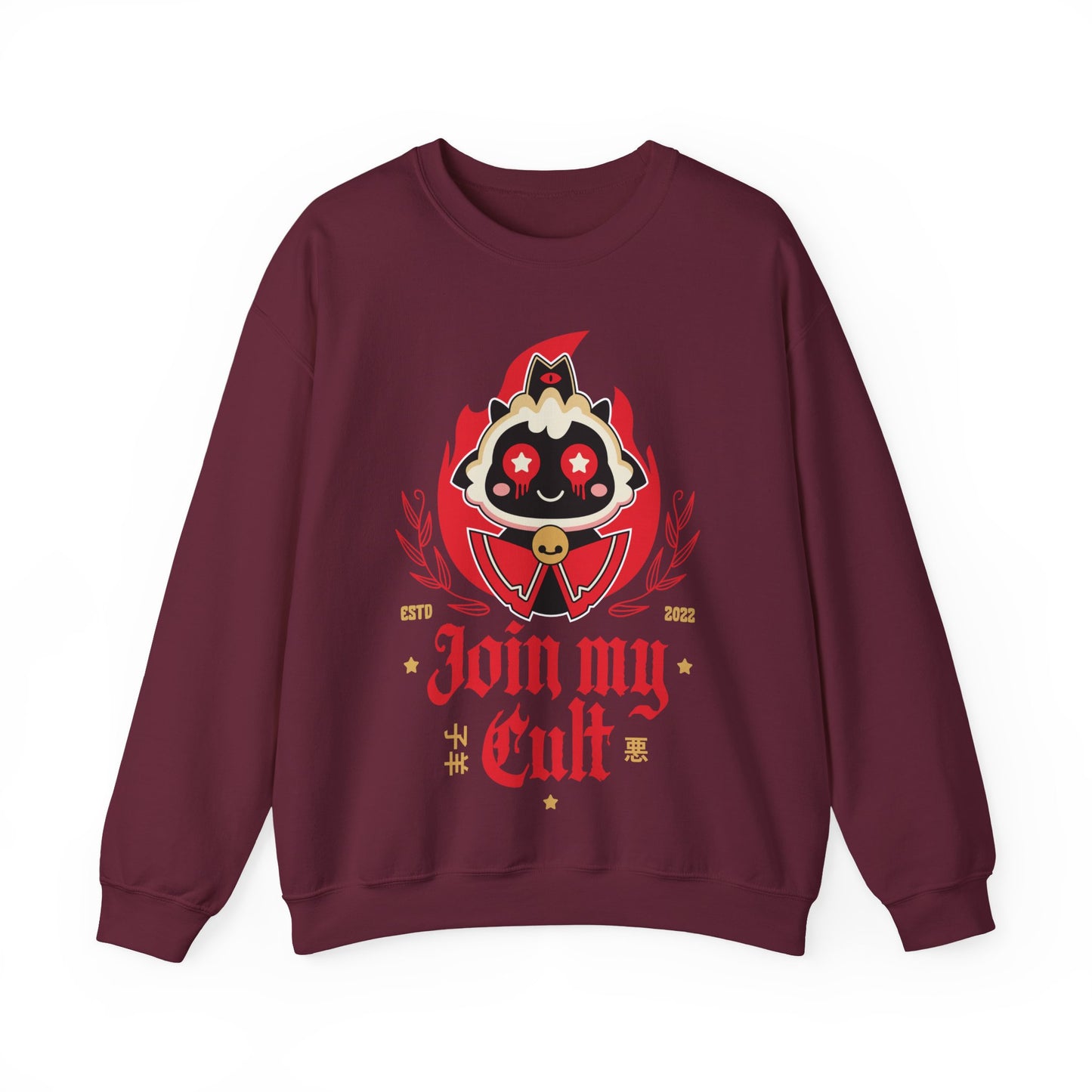 Join My Cult Emblem Unisex Crewneck Sweatshirt