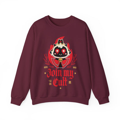 Join My Cult Emblem Unisex Crewneck Sweatshirt