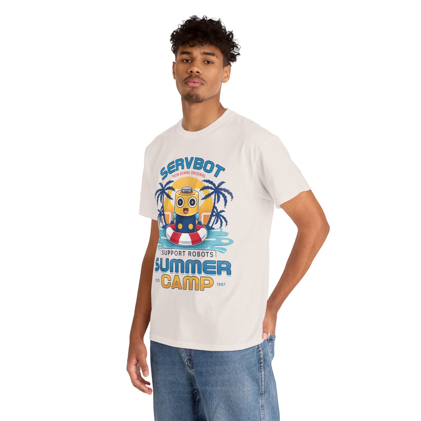 Servbot Summer Camp Vintage Unisex T-Shirt