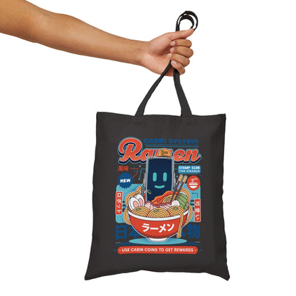 Cabin Coins Ramen Vintage Tote Bag