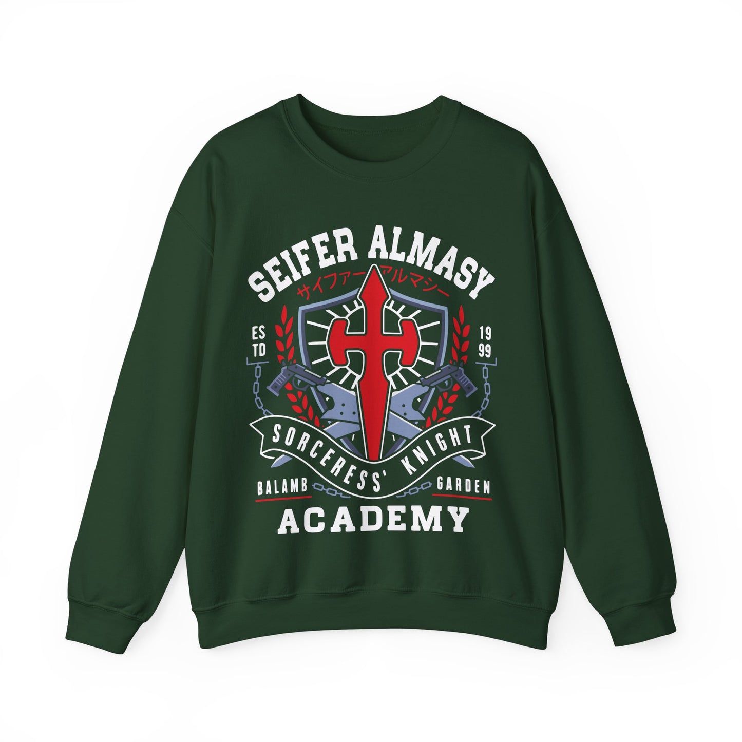 Seifer Almasy Academy Emblem Crewneck Sweatshirt