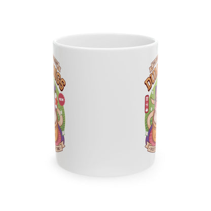 Pink Bean Dumplings Vintage Ceramic Mug