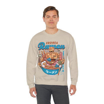 Erdrea Monsters Ramen Vintage Crewneck Sweatshirt