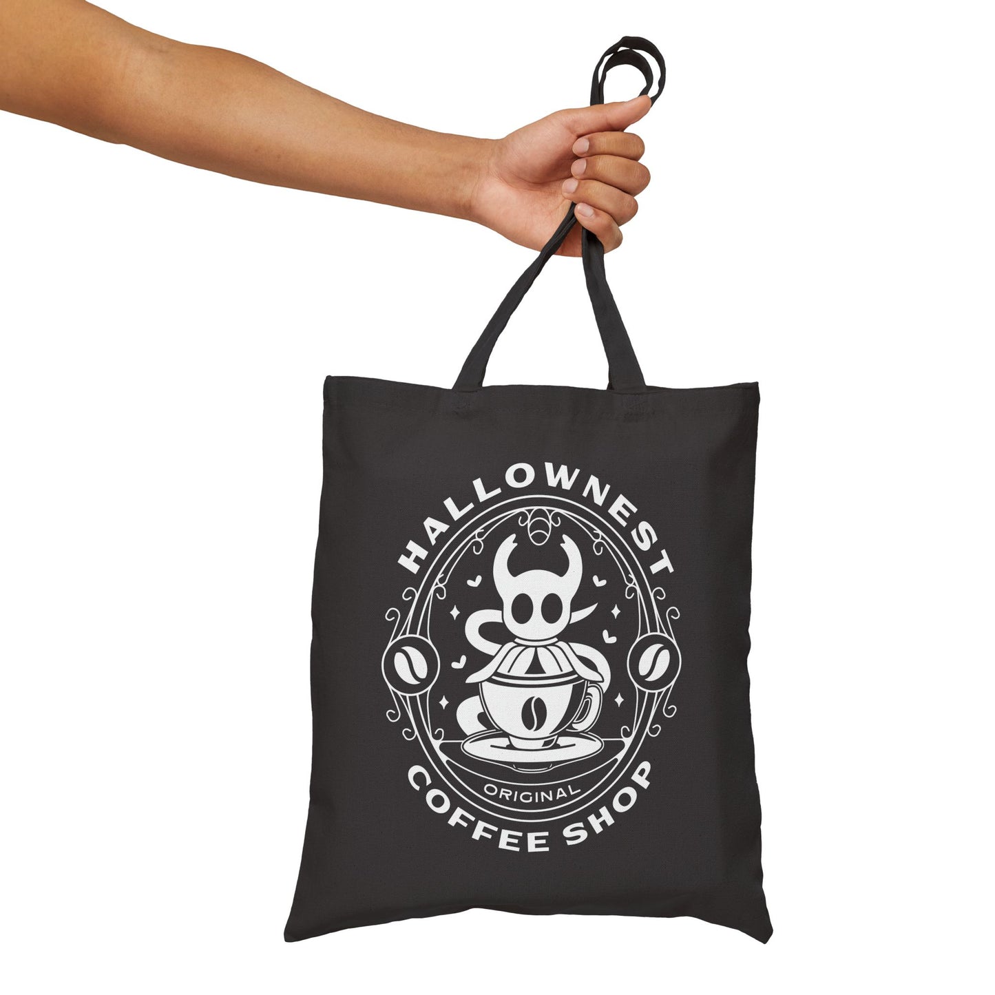 Hallownest Coffee Emblem Canvas Tote Bag