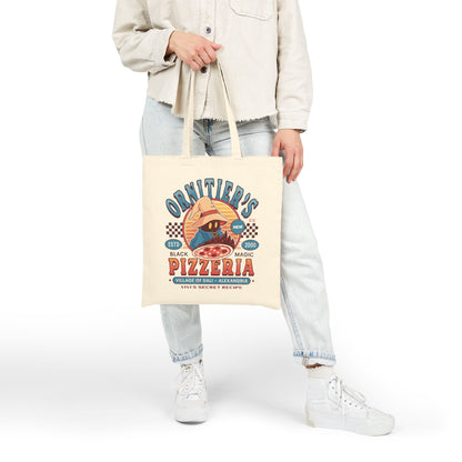 Ornitier Pizzeria Vintage Cotton Canvas Tote Bag