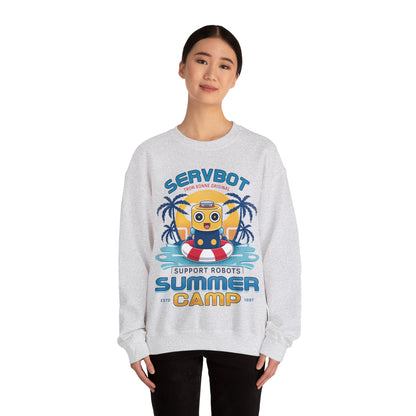 Servbot Summer Camp Vintage Crewneck Sweatshirt