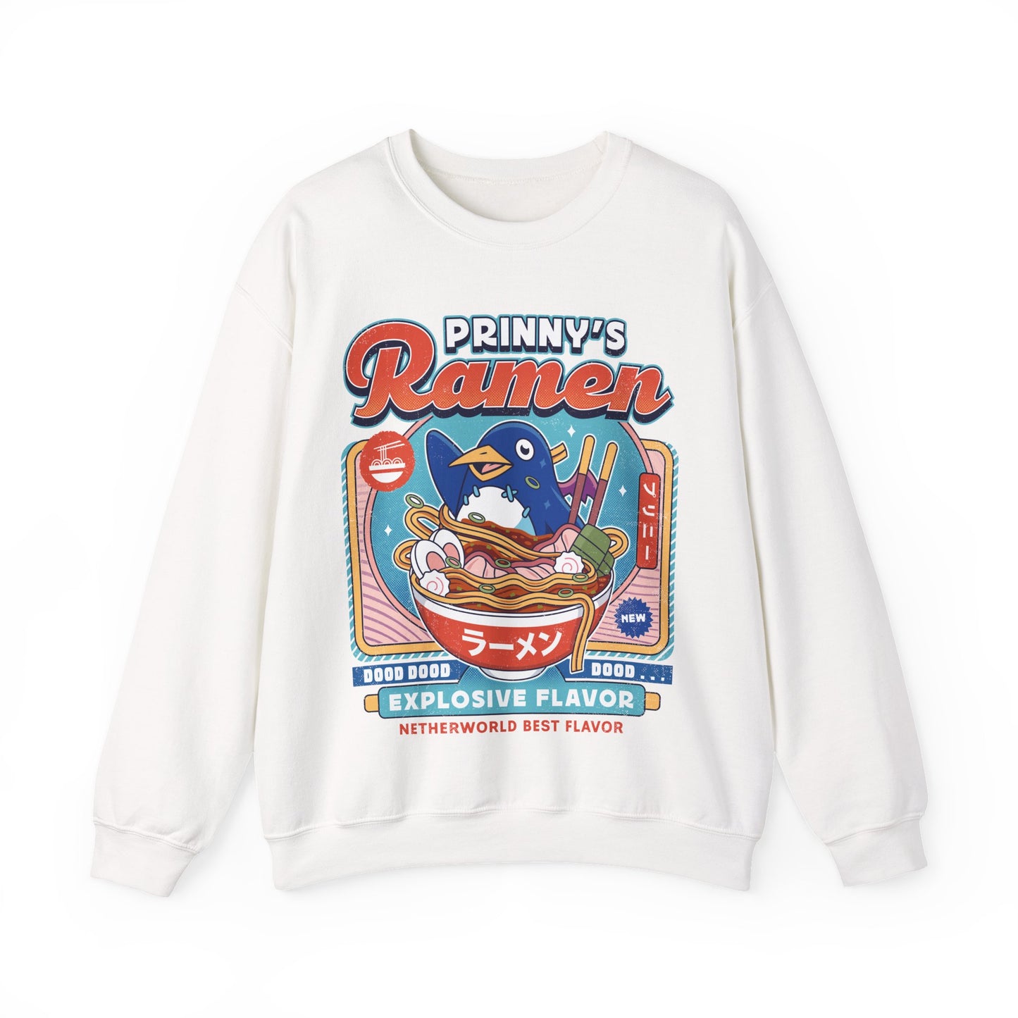 Prinny Dood Ramen Vintage Unisex Crewneck Sweatshirt