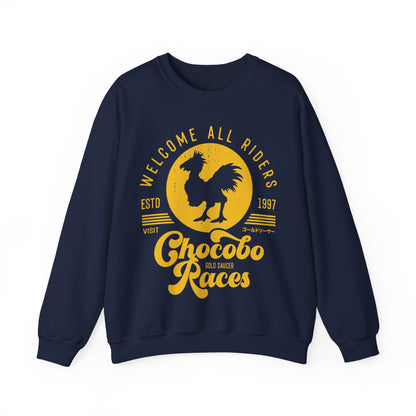 Chocobo Races Crest Unisex Crewneck Sweatshirt