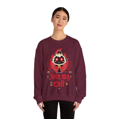 Join My Cult Emblem Unisex Crewneck Sweatshirt