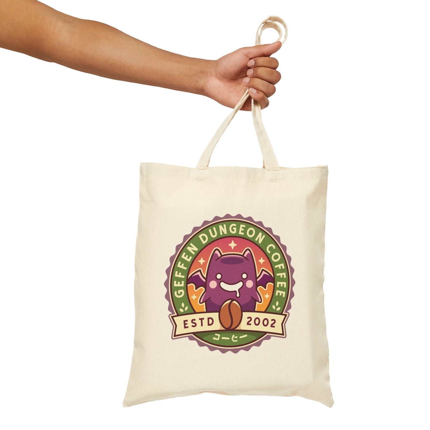 Geffen Dungeon Coffee Canvas Tote Bag