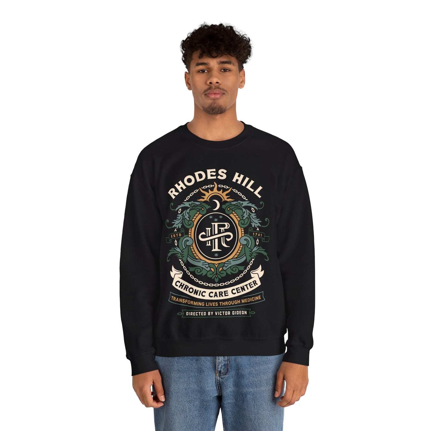 Rhodes Hill Chronic Care Center Crest Crewneck Sweatshirt