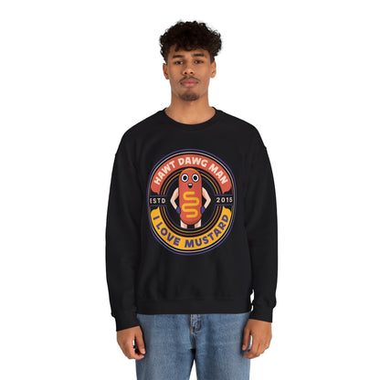 Hawt Dawg Man Emblem Unisex Crewneck Sweatshirt