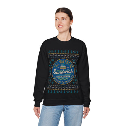 Jill Valentine Sandwich Christmas Unisex Crewneck Sweatshirt