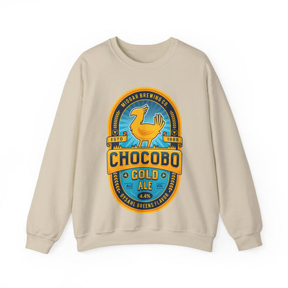 Chocobo Gold Beer Emblem Unisex Crewneck Sweatshirt