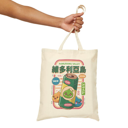 Ramuramu Valley Energy Drink Cotton Canvas Tote Bag