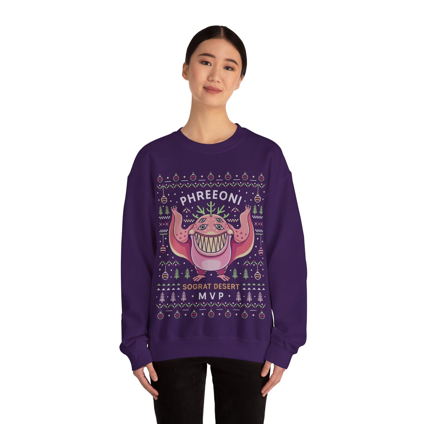 Phreeoni Ugly Sweater Crewneck Sweatshirt