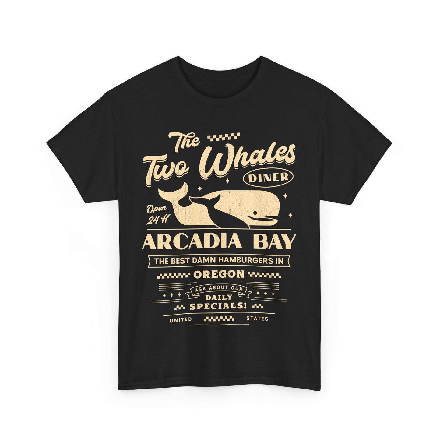 The Two Whales Diner Emblem Unisex T-Shirt