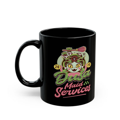 Dusa Maid Emblem Black Mug