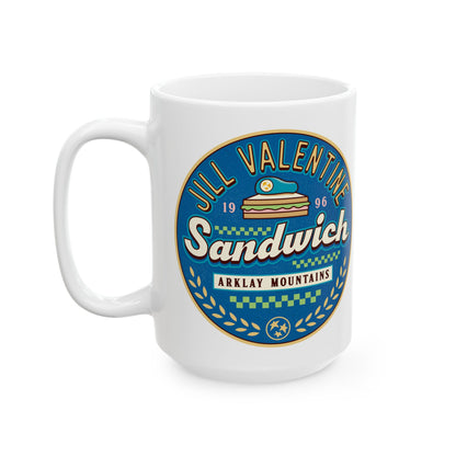 Jill Valentine Sandwich Ceramic Mug