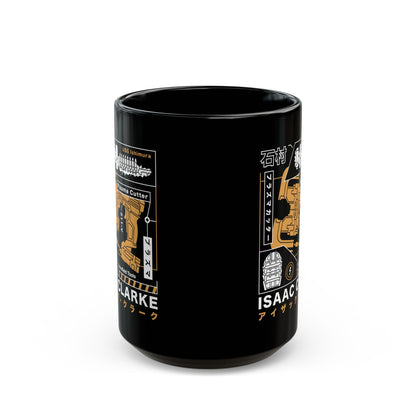 Isaac Clarke Aesthetic Black Mug