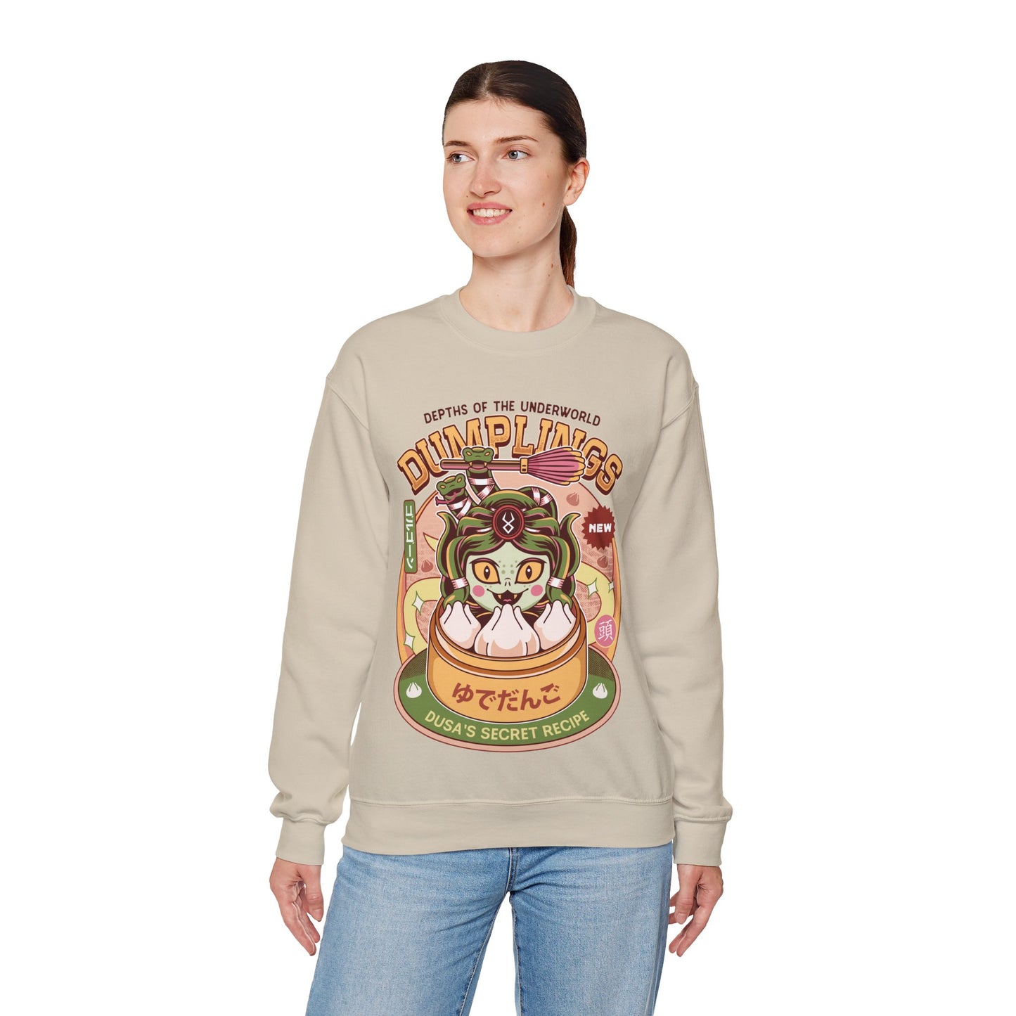Dusa Dumplings Vintage Crewneck Sweatshirt