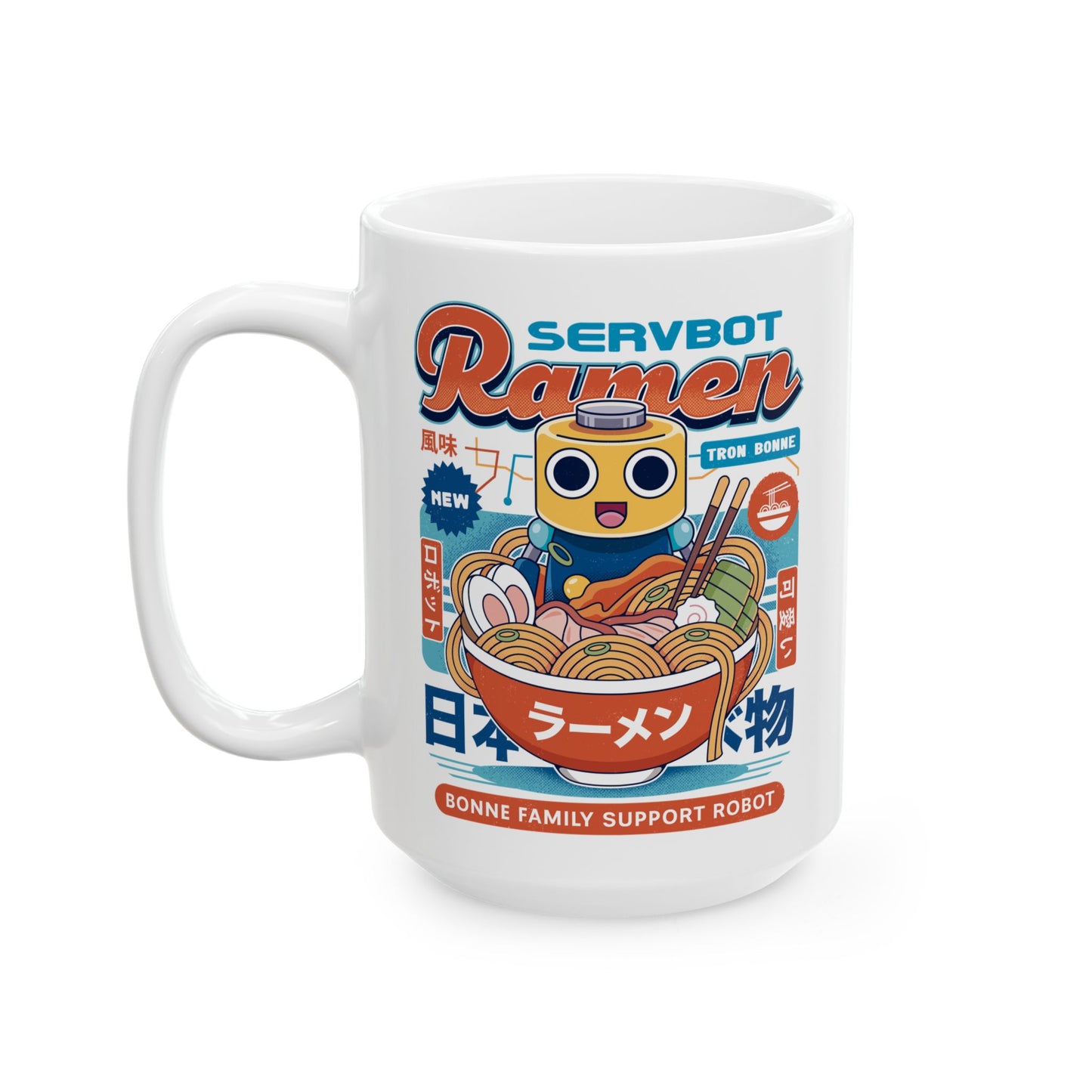 Servbot Ramen Vintage Ceramic Mug