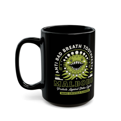 Malboro Toothpaste Emblem Black Mug