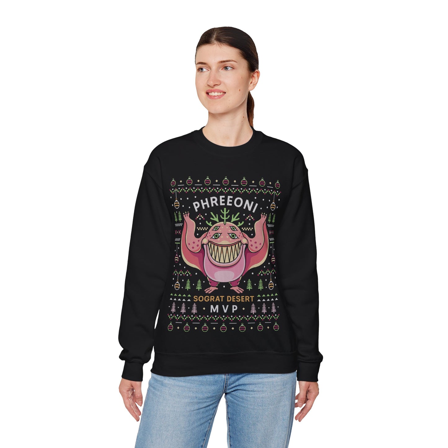 Phreeoni Ugly Sweater Crewneck Sweatshirt