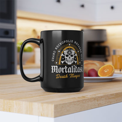 Mortalitasi Mages Emblem Black Mug