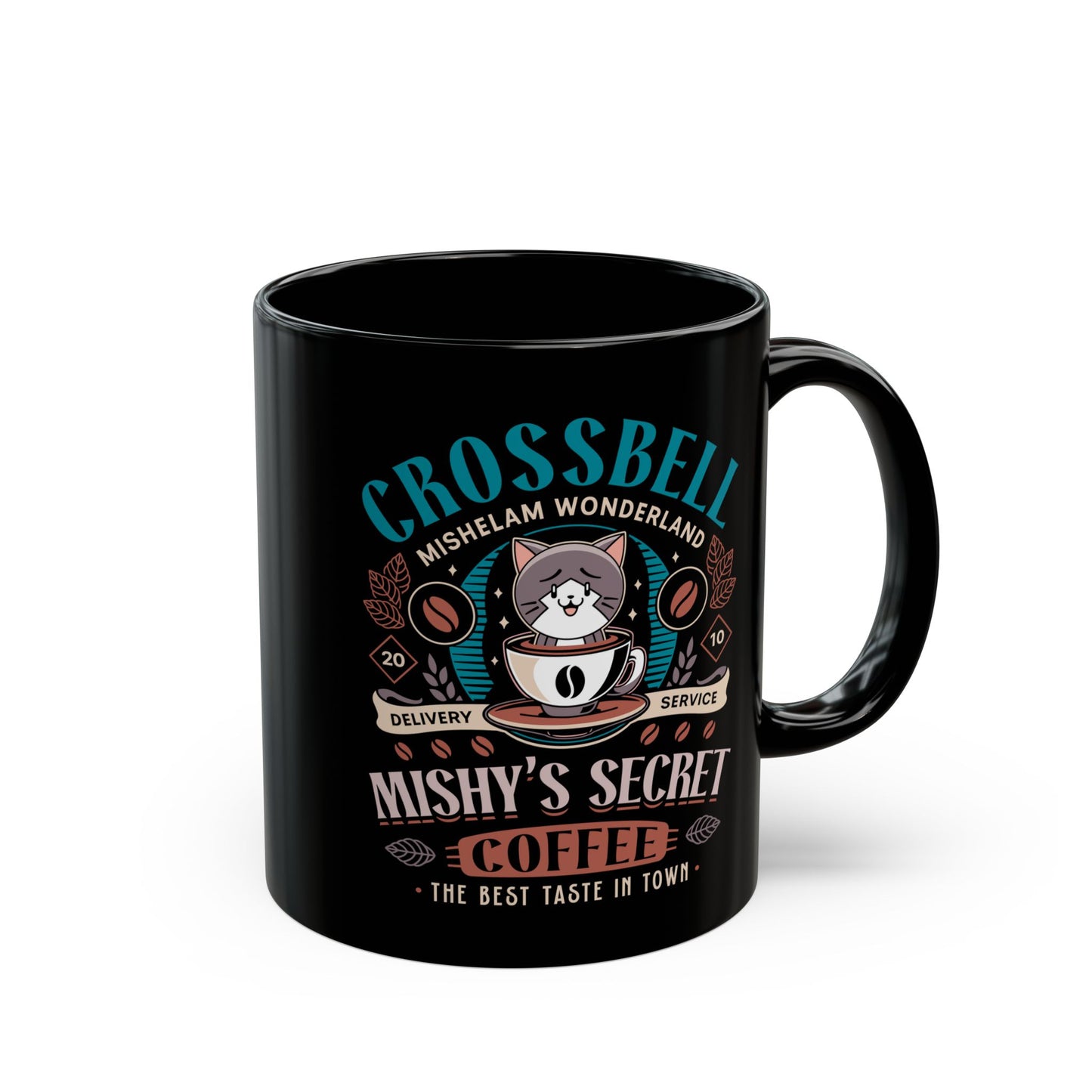 Mishelam Wonderland Coffee Black Mug