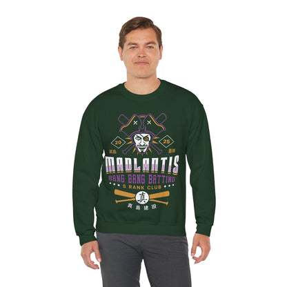 Madlantis Batting Emblem Crewneck Sweatshirt
