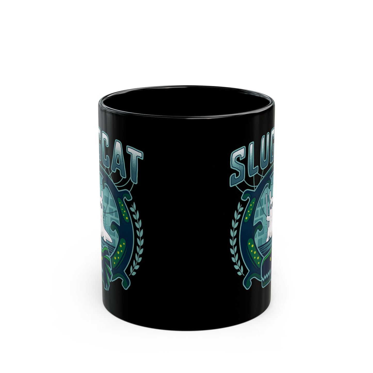 Slugcat Emblem Black Mug