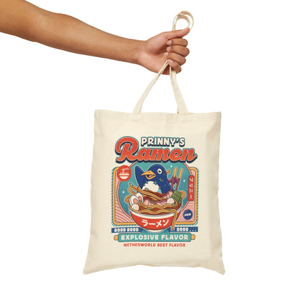 Prinny Dood Ramen Vintage Canvas Tote Bag
